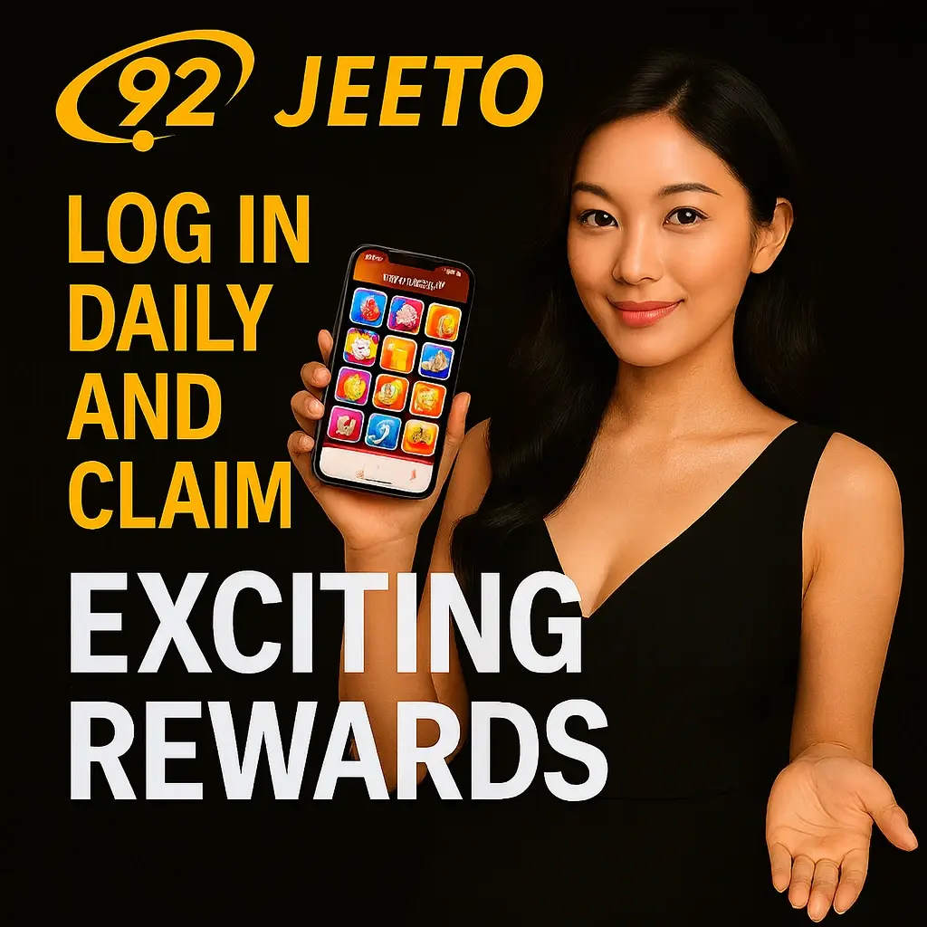 VIP rewards program tiers and exclusive bonuses on 92 Jeeto